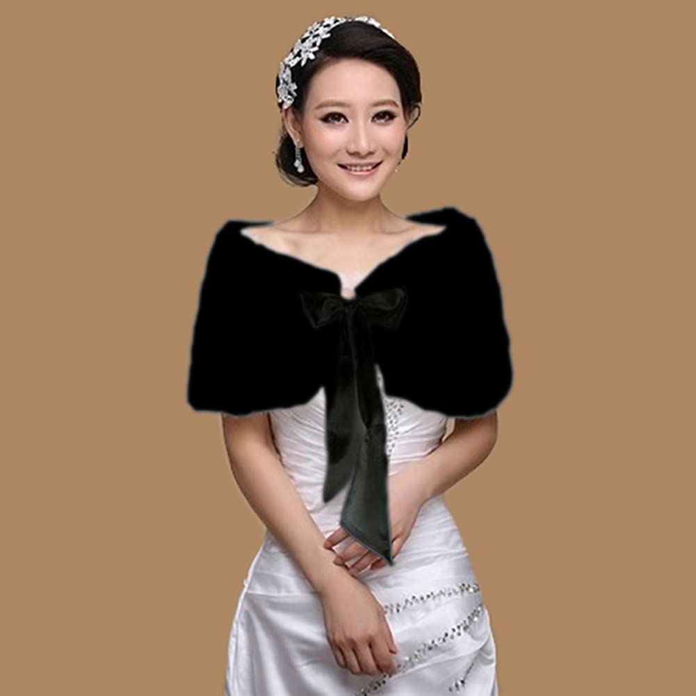 شالات نسائية من الفرو الصناعي  - مراجعة Stole Wedding Shawl وسعره