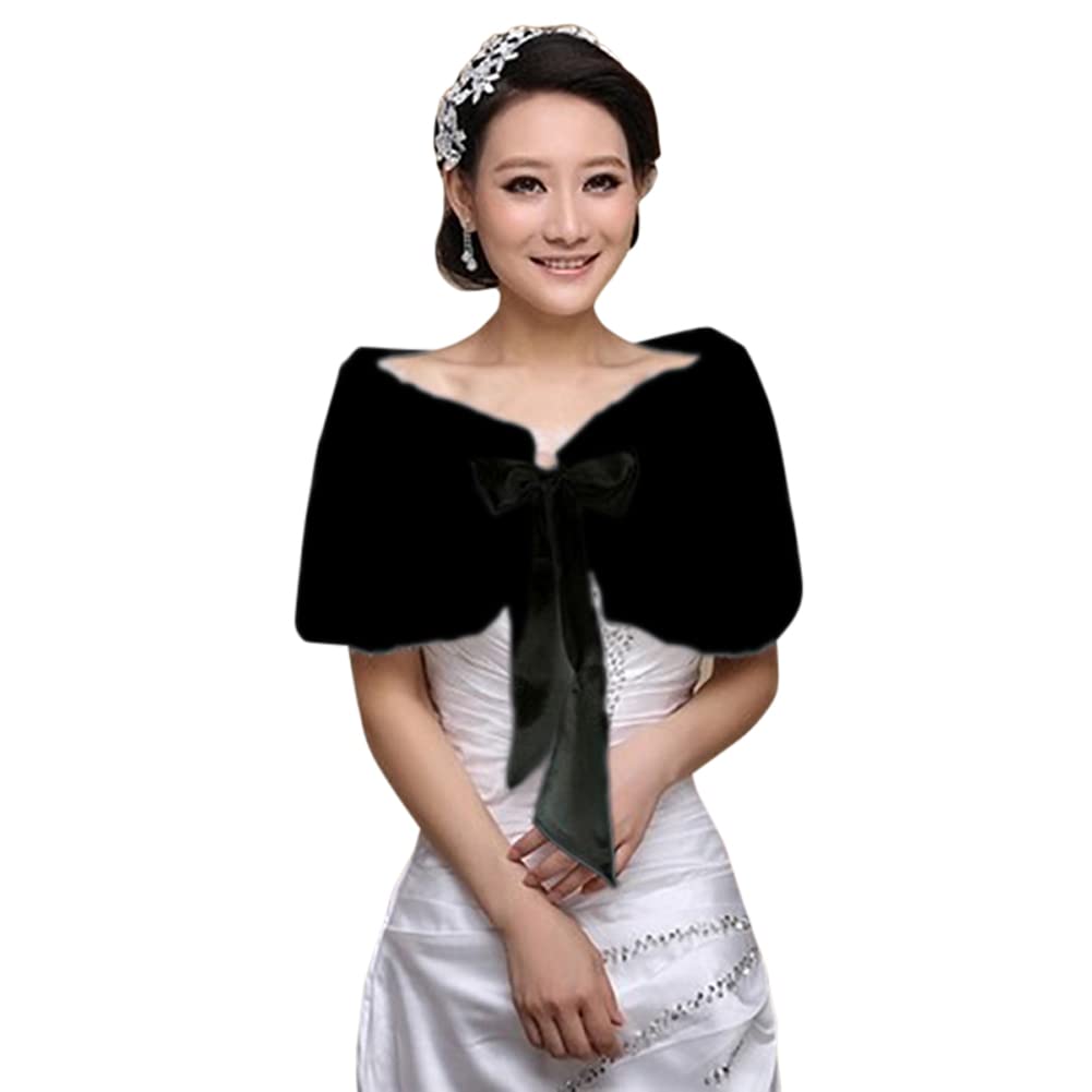 شالات نسائية من الفرو الصناعي  - مراجعة Stole Wedding Shawl وسعره
