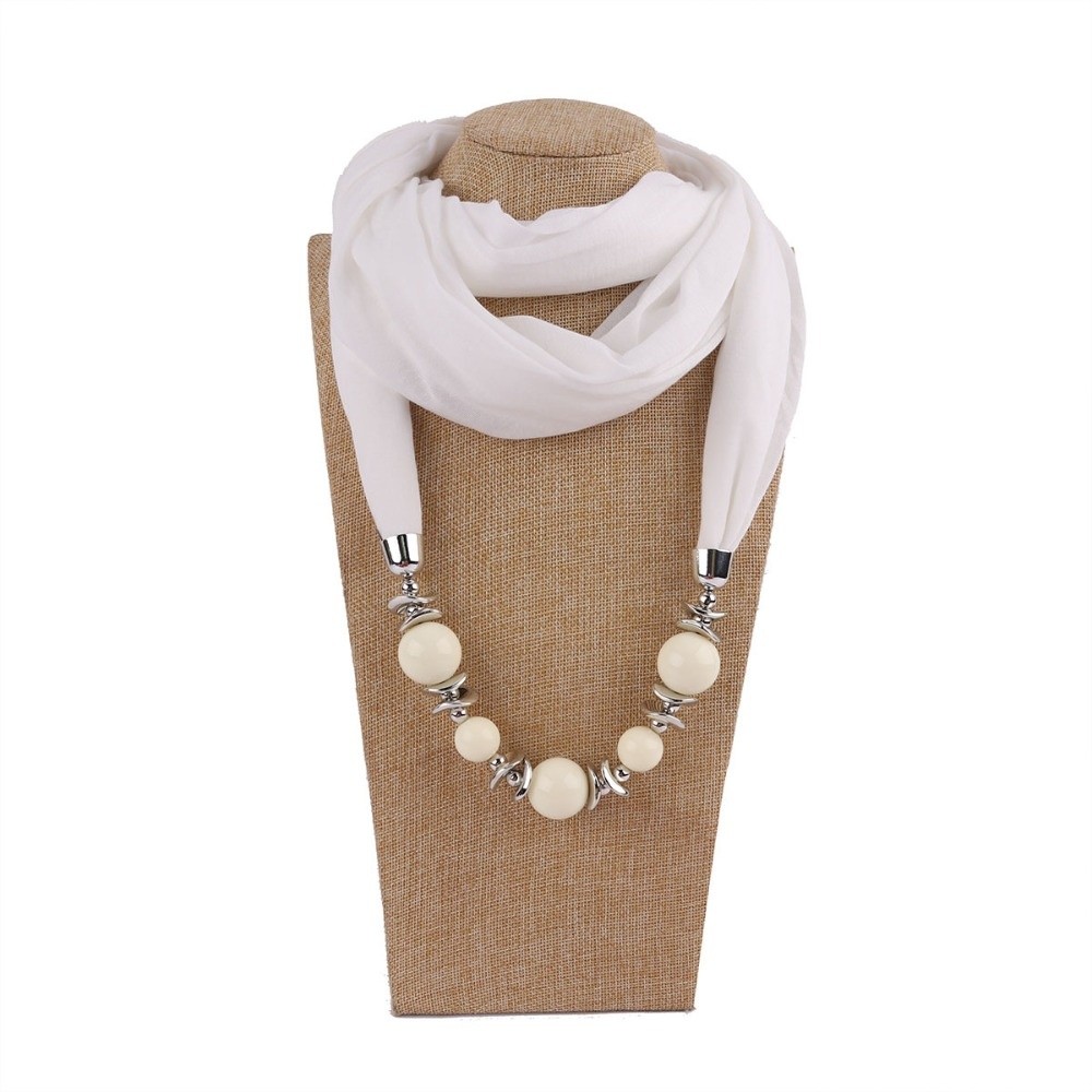 وشاح شيفون جديد على شكل قلادة  - مراجعة Infinity Scarf Knit وسعره