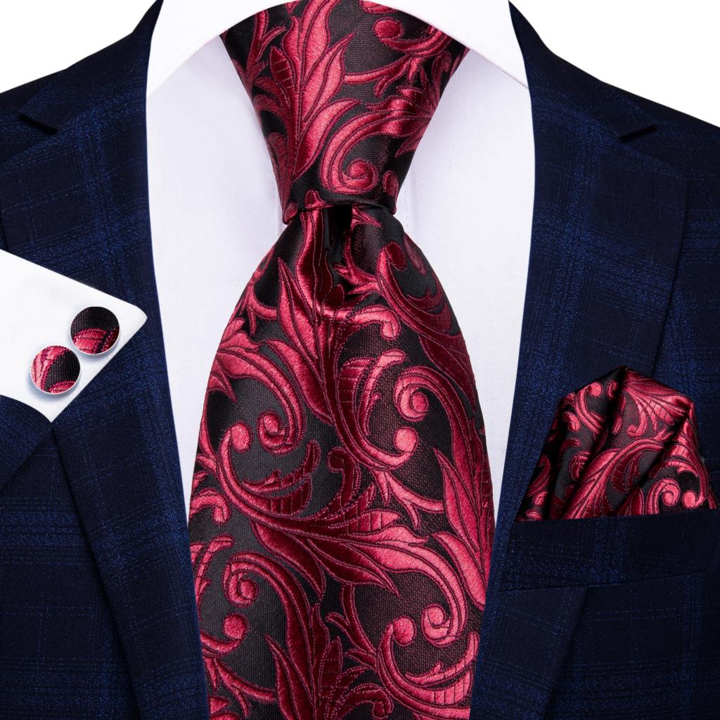 مرحبا التعادل مصمم مخطط بورجون - مراجعة Silk Tie Striped وسعره