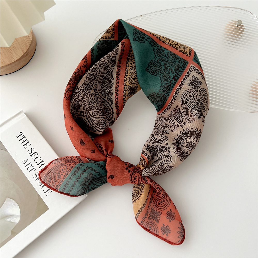موضة القطن وشاح المرأة الأزهار - مراجعة Face Scarf Mask وسعره