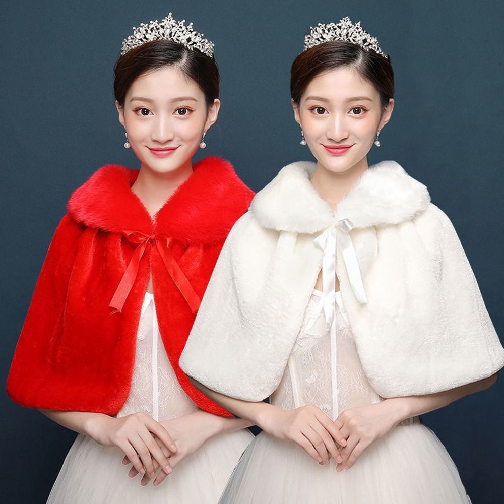 الأبيض المرأة الشتاء رشاقته أف - مراجعة Stole Wedding Shawl وسعره