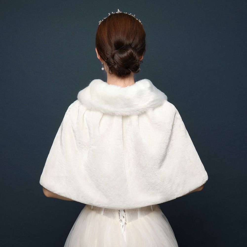 الأبيض المرأة الشتاء رشاقته أف - مراجعة Stole Wedding Shawl وسعره