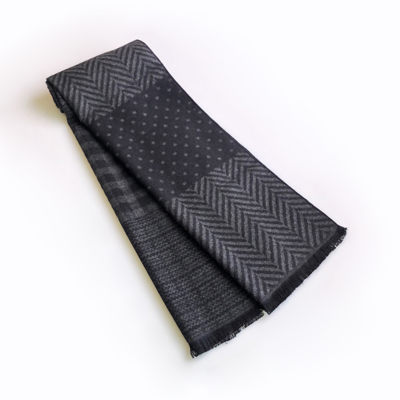 وشاح من القطن مع شرابة للرجال  - مراجعة Muffler Men Wool وسعره