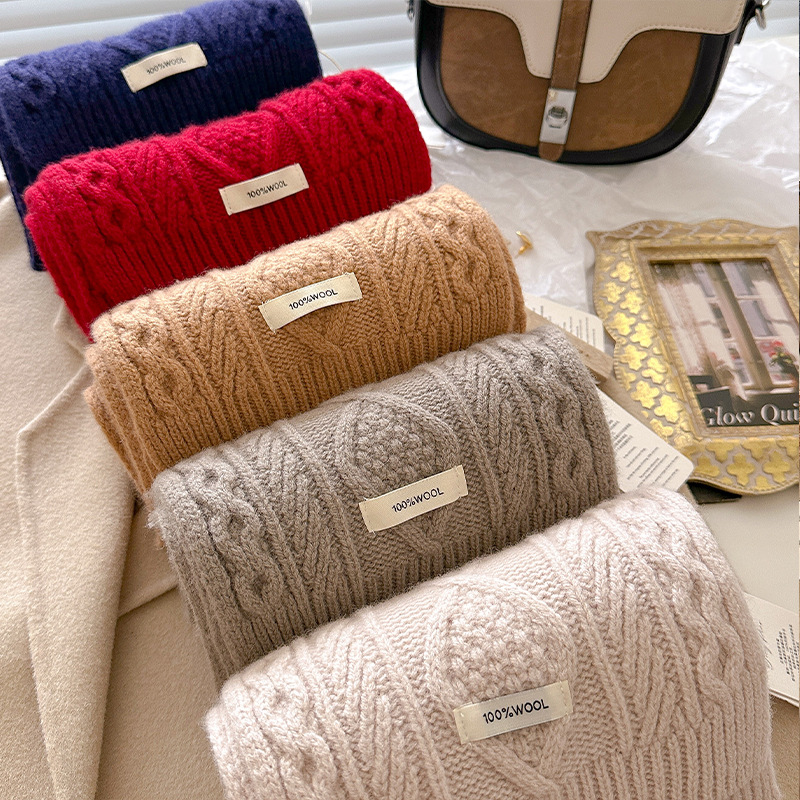 فاخر 100% وشاح من الصوف النساء - مراجعة Muffler Men Wool وسعره