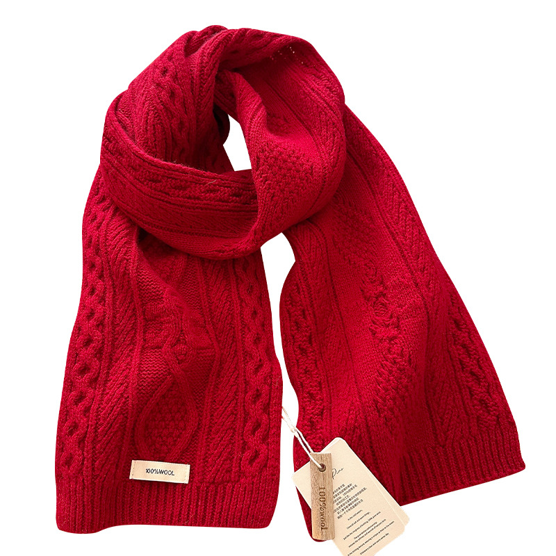 فاخر 100% وشاح من الصوف النساء - مراجعة Muffler Men Wool وسعره