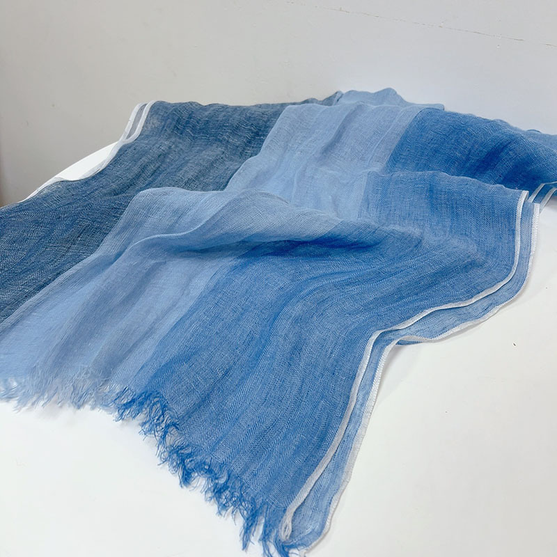 2024 جديد الأرجواني الكتان الأ - مراجعة Ascot Neck Scarf وسعره