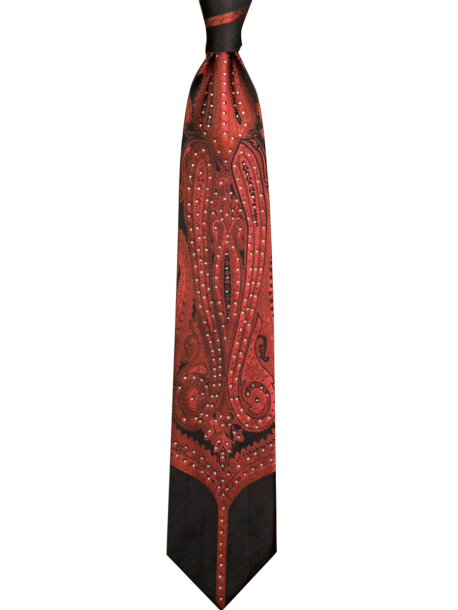 ربطة عنق مرصعة بالأحجار الكريم - مراجعة Silk Tie Striped وسعره